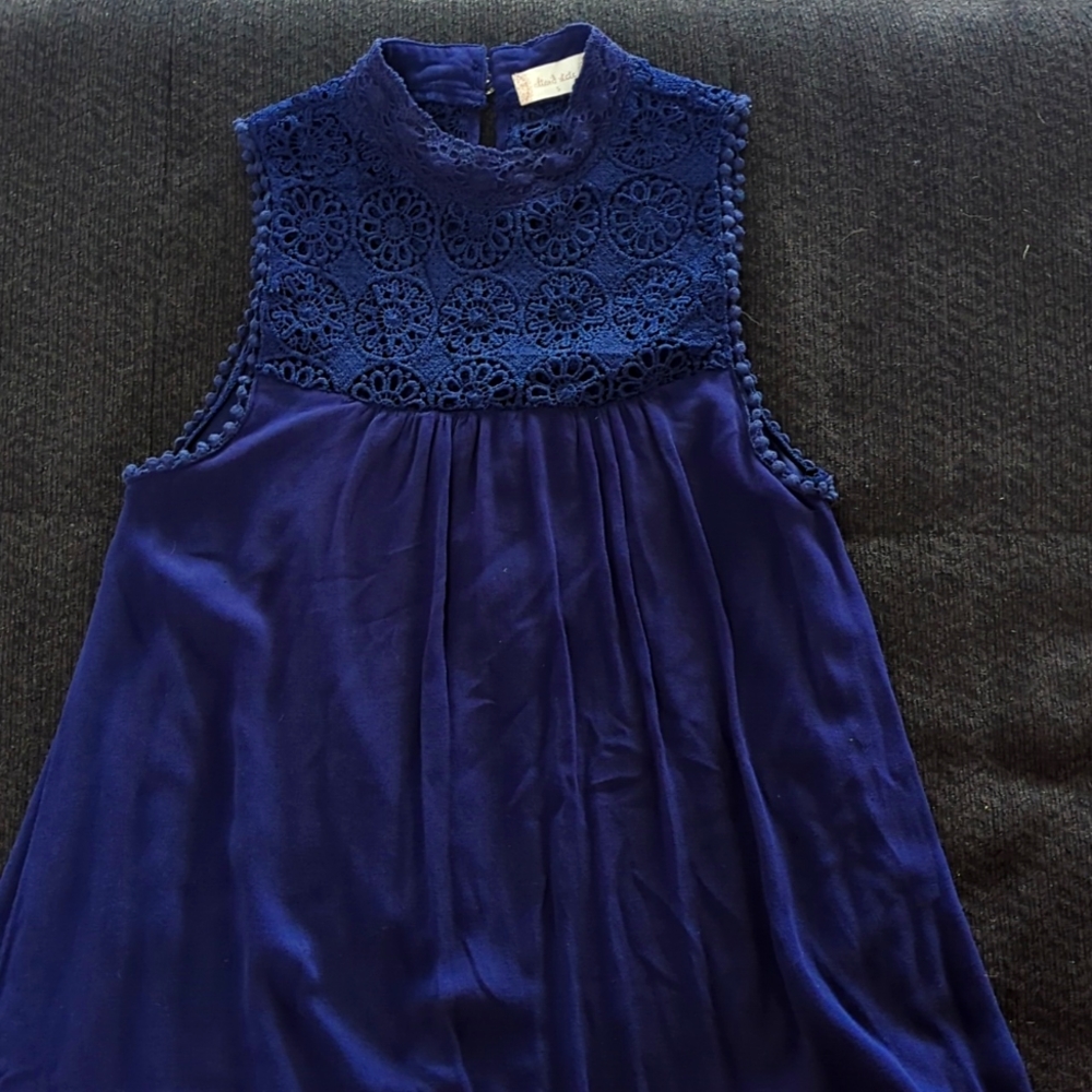 Women's Altar'd State Tunic Mini Dress Size:Small Color: Navy